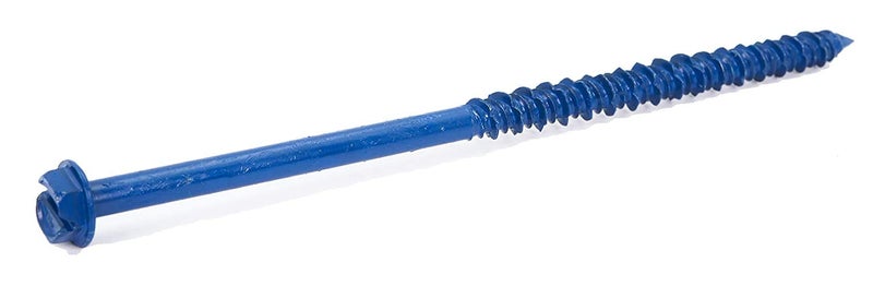 CONFAST 3/16" x 4" Hex Head Concrete Screw Anchor with Drill Bit for Anchoring to Masonry, Block or Brick (100 per Box) - Image 1